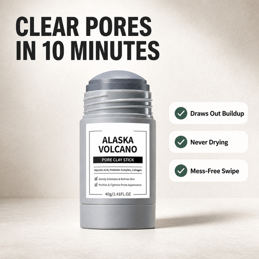 Alaska Volcano Pore Clay Stick